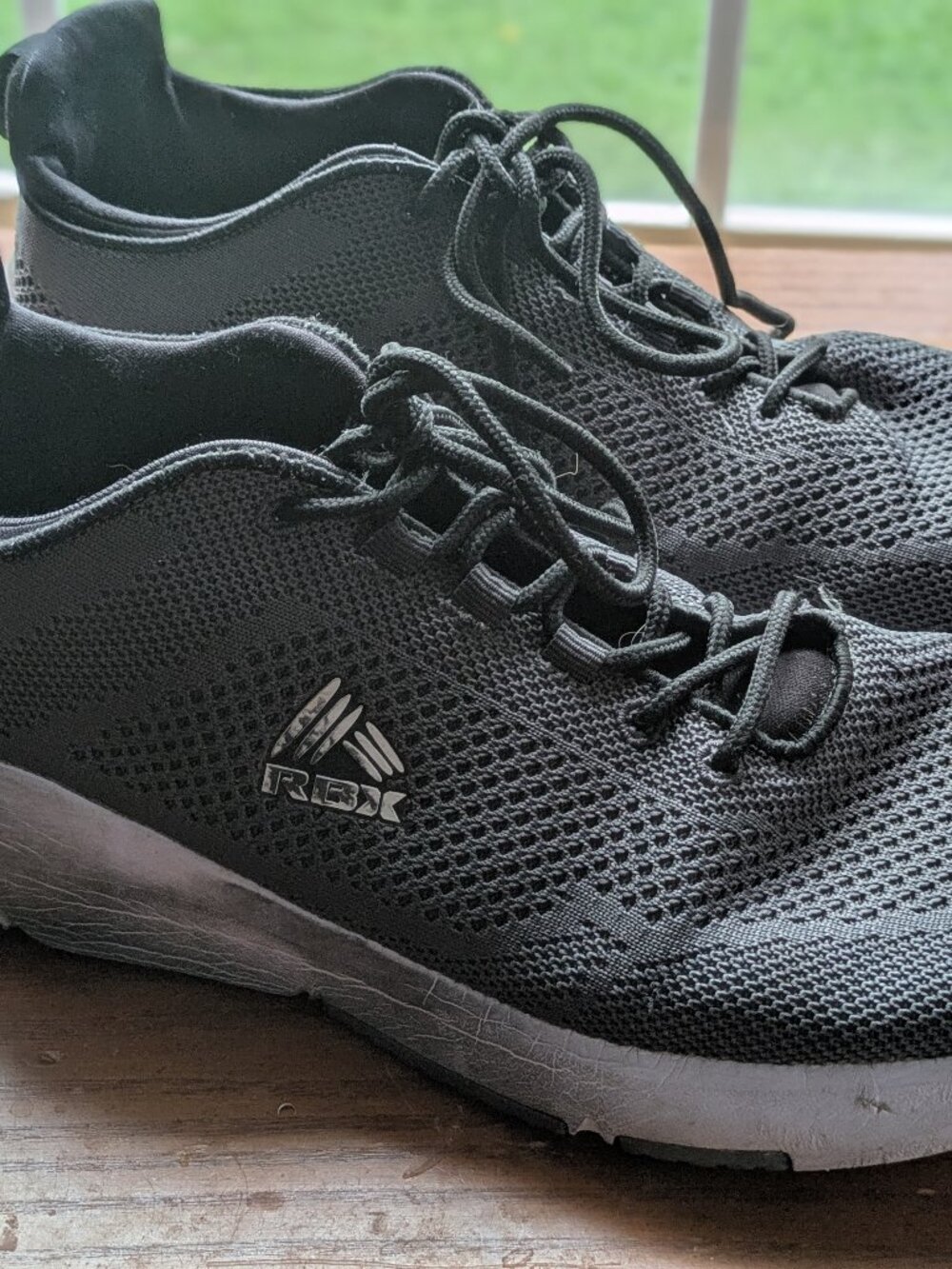 Gray mens RBX sneaker tennis shoes
